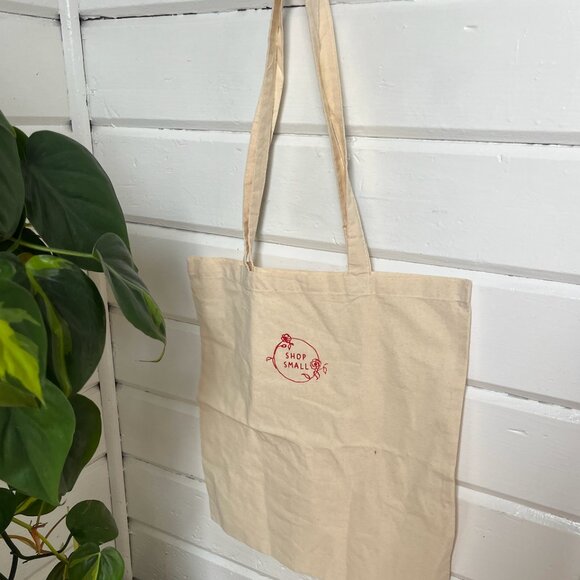Shop Small Market Tote Bag - Picture 1 of 4